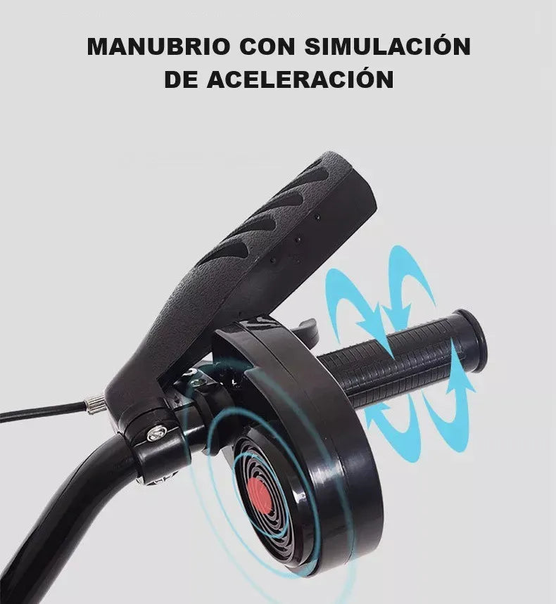 Foresker Bicicleta Tipo Moto Para Niños R16 Rodada 16 Diseño Realista Color Rojo