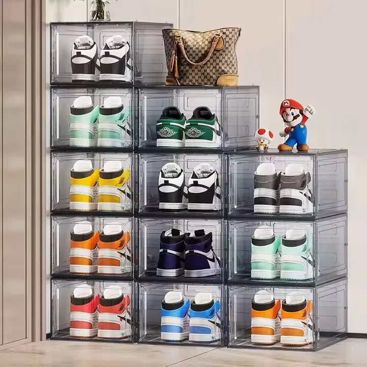 12 Pz Cajas Organizadoras Tenis Sneaker Apilables Almacenaje