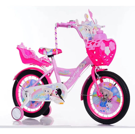 Bicicleta Princesa Infantil Para Niños R12 Rodada 12
