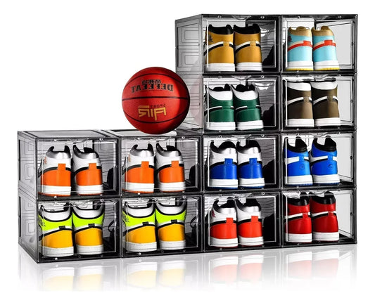 12 Pz Cajas Organizadoras Tenis Sneaker Apilables Almacenaje