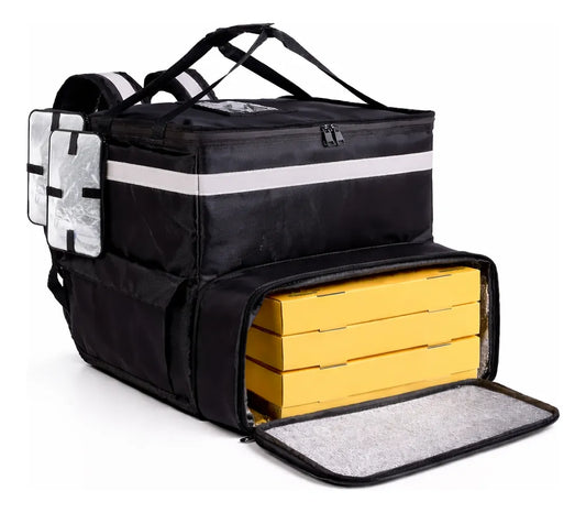 Mochila Expandible Delivery Grande Termica Tipo Uber Rappi Pizza