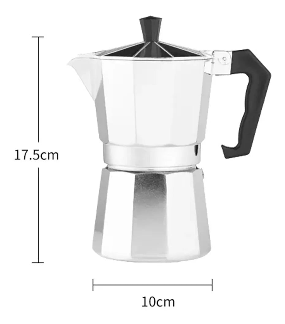 Cafetera Italiana 6 Tazas Manual 310 ml
